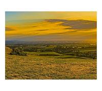 Hard Difficult Challenging Puzzle for Teens 500pc Jigsaw Puzzles-Field,grass,hills 52x38cm