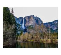Hard Difficult Challenging Puzzle for Teens 500pc Jigsaw Puzzles-Waterfall,Rocks,River,Trees 52x38cm