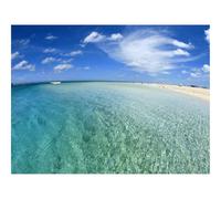 Hard Difficult Challenging Puzzles for Adults 1000pc Puzzle-Gulf,Water,Transparent,Sand,Coast,Beach,Sky 70x50cm
