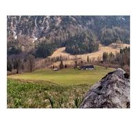 Hard Difficult Challenging Puzzles for Adults 1000pc Puzzle-House,Valley,Stone,Mountain 70x50cm