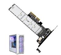 Hard Disk Expansion Card - PCIe 5.0 to M.2 PC Adapter,Data Transfer External Storage Drive Expansion Card with Heatsink - for Desktop Computer Workstation Upgrade