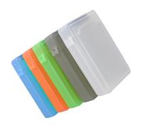 Hard Disk Protector 2.5 Inch Abs Plastic Storage Box for Home Office 5pcs | Shock Resistant, Protects from Drops, Portable Lightweight Design, Suitable for Hard Drive Storage at Home