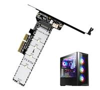 Hard Drive Adapter | Fast Adapter from PCIe 5.0 to M.2 - Expansion Card for Data Transfer and Backup with Heatsink - for PC Controller Workstation Upgrade