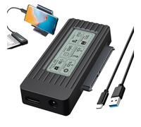 Hard Drive Adapter - Hard Drive Dock External Hard Drive Reader | USB Interface Converter with Fast Data Access, Compact Reader Tool for Desktop Computers, Laptop Devices, Tablets, Ideal for Home