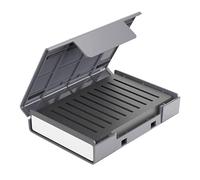 Hard Drive Carrying Case - Dust Proof Hard Drive Case - Hard Disk Storage with Stand, Hard Drive Storage Bag, Shock Resistant Hard Drive Case for Hard Drive