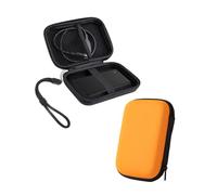 Hard Drive Case for Seagate 4TB/5TB Portable External Storage Carrying Bag,Powfix Shockproof EVA Protective Cover for Hard Drives, Orange