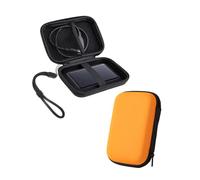 Hard Drive Case for Toshiba Canvio Partner 1TB/2TB Portable External Storage Carrying Bag,Powfix Shockproof EVA Protective Cover for Hard Drives, Orange