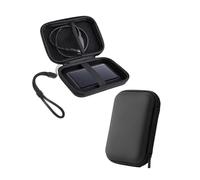 Hard Drive Case for Toshiba Canvio Partner 4TB Portable External Storage Carrying Bag,Powfix Shockproof EVA Protective Cover for Hard Drives, Black