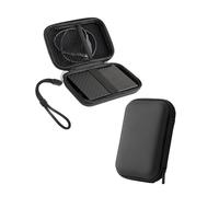 Hard Drive Case for WD 5TB My Passport Portable External Storage Carrying Bag,Powfix Shockproof EVA Protective Cover for 2.5 Inch Hard Drives, Black