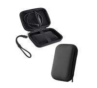 Hard Drive Case for WD 6TB Elements Disque Portable External Storage Carrying Bag,Powfix Shockproof EVA Protective Cover for Hard Drives, Black