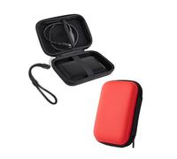 Hard Drive Case for WD 6TB Elements Disque Portable External Storage Carrying Bag,Powfix Shockproof EVA Protective Cover for Hard Drives, Red