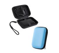 Hard Drive Case for WD 6TB Elements Disque Portable External Storage Carrying Bag,Powfix Shockproof EVA Protective Cover for Hard Drives, Azure