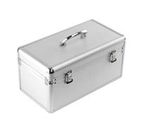 Hard Drive Case Waterproof External Hard Disk Carrying Case Shockproof Internal Hard Drive Box with Security Lock Handle