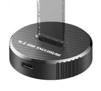 Hard Drive Enclosure | 10Gbps Plug-and-Play Enclosure | External Hard Drive Dock | For Computer, Desktop, Laptop and Mobile Device