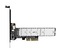 Hard Drive Expansion Card - Data Transfer, PCIe 5.0 To M.2 High-Speed | Conversion Card For Game PC Desktop Computer Controller Workstation With Heatsink Adapter Aluminum Cooler