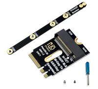 Hard Drive Expansion Card, Riser Card WIFI Interface to M-Key Adapter, Desktop PC and Laptop Mainboard Converter for Computer Maintenance, High-Speed Hardware Accessory, Durable System Upgrade Tool