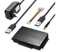 Hard Drive Reader,IDE Sata to USB External Data Recovery Converter,USB 3.0 to SATA IDE Adapter for Universal 2.5 3.5 HDD SSD Hard Drive Disk