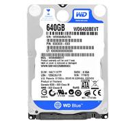 Hard Drive WD 640GB WD6400BEVT 8MB Cache 5400RPM SATA II 2.5" Inch Blue