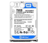 Hard Drive WD 750GB WD7500BPVT 5400Rpm 8MB Cache Sata II 2.5" Inch Blue