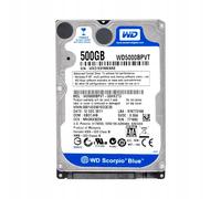 Hard Drive Western Digital WD5000BPVT 500GB 5400RPM 8MB Cache SATA II 2.5 Inch