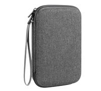 Hard Electronic Organizer Travel Cable Accessories Bag, Waterproof Electronic Organizer Case, Portable EVA Electronic Organizer Bag for Power Bank, Adapter, Chargers, Mouse, Cable, Flash Drive (Grey)