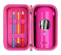 Hard EVA Carry Case Compatible with AFMAT Electric Pencil Sharpener, Portbale Automatic Pencil Sharpener Storage Box Organizer (Case Only)