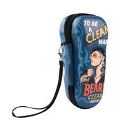 Hard EVA Carrying Case Compatible for Flyco Razor Storage Bag Travel Portable Box Compatible for Philips Men's Electric Shaver and Accessories(Print)