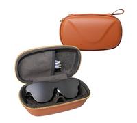 Hard EVA Carrying Case for AR Glasses for RayNeo for XREAL for INMO for Xiaomi Portable Shockproof Protective Storage Bag with Removable Divider(Brown)