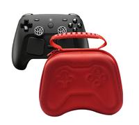Hard EVA Carrying Case for Steam Controller 2 Portablel Storage Box Fits Cable & Silicone Cover Shockproof and Dustproof Travel Protective Bag (Red)