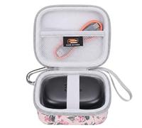 Hard EVA Case for JBL Endurance Peak 3 Dust and Water Proof (IP68) True Wireless Active Earbuds, Storage Organizer with Sturdy Metal Hook, Strong Zipper, Dropproof, Dustproof (Case Only)