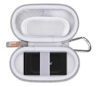 Hard EVA Case for Kingston XS1000 / XS2000 / XS1000R SSD 500GB/1TB/2TB/4TB Portable External Solid State Drive USB 3.2 Shockproof Protective Travel Storage Organizer Bag (Case Only)