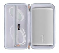 Hard EVA Case for Sonos Play Bluetooth Speaker, Portable Travel Storage Box for Sonos Play Speaker, Shockproof Protective Speakers Carrying Bag With Mesh Pocket (Case Only)