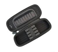 Hard EVA Darts Case with Handle, Storage Bag for 3 Steel/Soft Tip Darts, Shafts, Flights & Accessories, Compact Travel Organizer Pouch for Home League Outings, Blue(Black)