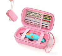 Hard EVA Organizer Case for 3Doodler Start+ Essentials 3D Pen Set, Travel Organizer Carrier with Mesh Pocket & Custom Slots, Drop-Proof Water-Resistant, Stores for Pen, Filament, USB Charger