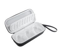 Hard EVA Portable Storage Bag Suitable for RODE Wireless GO II/GO 2 Dual Channel Compact Digital Wireless Microphone System Travel Carrying Case (White)