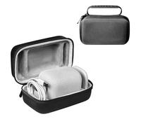 Hard EVA Protective Case For Sony LinkBuds Wireless Portable Bluetooth Speaker, Shockproof Storage Bag with Custom Compartments for Earbuds, Charging Cradle & Cable (Black)