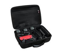 Hard EVA Travel Black Case for DJI Spark Alpine Drone - Fits 3 Extra Batteries, Controller and Charger by Hermitshell