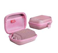Hard EVA Travel Case for JBL GO 5 /JBL GO 4 /JBL GO 3 Portable Speaker by Hermitshell (pink)