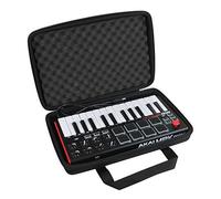 Hard EVA Travel Case for Professional MPK Mini MKII | 25-Key Portable USB MIDI Keyboard by Hermitshell (Black)