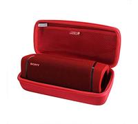 Hard Eva Travel Case for Sony SRS-XB33 Wireless Bluetooth Speaker by Hermitshell (Red)