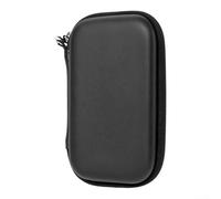 Hard EVA Travel Organizer 14x8cm for Cables(Black) | Shock-absorbing EVA shell, hard protection, prevents drops, fits 14x8cm devices, travel essential