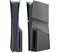 Hard Faceplate Replacement for PS5 Pro Console Replacement Hard Shell Protective Cover ABS Accessories (Disc Version,Black)