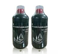 Hard Floor Cleaner, 2 Bottle 500ml Low-Foam Fast-Drying Formula, Compatible with Dyson WashG1/Nautik Floor Washer, Suitable for Wood Floors, Tiles, Marble