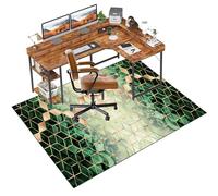 Hard Floor Office Chair Mat 90 x 140 cm | Anti-Slip Carpet Protector for Desk & Computer Chairs | Home Office Essentials | Floor Protection Pad FANDIAO
