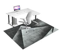 Hard Floor Protection Mat, Office Chair Mat for Hardwood/Tile Floor, Computer Gaming Chair Mat, Under Desk Office Gaming Rug, Carpet Protector Chair Mat Easy-Clean Floor Protector Mat 100 x 120 cm