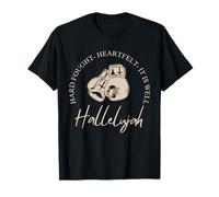 Hard Fought Hallelujah Bible Verse Christian Jesus T-Shirt