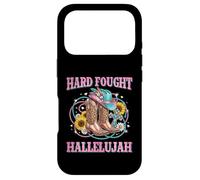 Hard Fought Hallelujah for Western Christian Cowgirl Case for iPhone 17 Pro