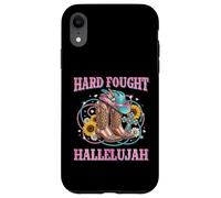 Hard Fought Hallelujah for Western Christian Cowgirl Case for iPhone XR
