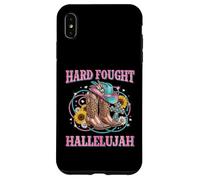 Hard Fought Hallelujah for Western Christian Cowgirl Case for iPhone XS Max