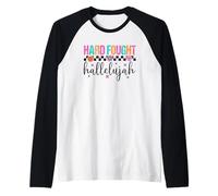 Hard Fought Strong Woman Empowerment Raglan Baseball Tee